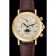 Patek Philippe Grand Complications Gold Dial Engraved Gold Case Brown Leather Bracelet 1454141