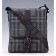 Burberry Grey Check Crossbody Flap Bag