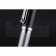 Bentley Silver Rimmed Silver Lower Body Black Ballpoint Pen  622792