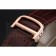 Cartier Ronde Solo Brown Dial Rose Gold Case Brown Leather Strap