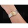 Swiss Lady Omega Constellation Crystal Encrusted Bezel Golden Dial 80293