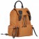 Burberry Large Backpack Tan Nylon Black Leather Trim 18927042