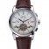 Patek Philippe Grand Complications Stainless Steel Case White Dial Roman Numerals Brown Leather Strap 622254