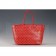 Goyard St Louis Tote Red