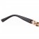 Hermes Oversized Round Frame Black Sunglasses 308097