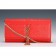 Saint Laurent Monogram Tassel Clutch Python Leather Gold Hardware Red Bag 18926882