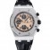 Swiss Audemars Piguet Royal Oak Offshore Gold Dial Stainless Steel Case Black Leather Strap  622849