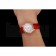 Omega De Ville Prestige Small Seconds White Dial Diamond Bezel Rose Gold Case Red Leather Strap