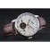 Vacheron Constantin Tourbillion Power Reserve White Dial Silver Case Brown Leather Bracelet  1454275