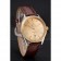Omega Globemaster Gold Dial And Bezel Stainless Steel Case Brown Leather Strap