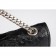 Saint Laurent Kate Monogram Tassel Python Leather Silver Hardware Black Medium Bag 18926845