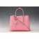 Prada Saffiano Double Tote Pink
