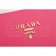 Prada Saffiano Leather Zip Around Rose Wallet