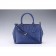 Prada Medium Saffiano Lux Top Handle Dark Blue