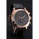 Swiss Panerai Radiomir 1940 Chronograph Black Dial Rose Gold Case Black Leather Strap