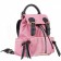 Burberry Medium Backpack Pink Nylon Black Leather Trim 18927047
