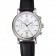 Omega Seamaster Vintage Chronograph White Dial Blue Hour Marks Stainless Steel Case Black Leather Strap