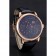 A. Lange & Sohne Lange 1 Blue Dial Rose Gold Case Black Leather Strap