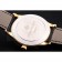 Patek Philippe Calatrava Gold Dial Gold Case Black Leather Strap