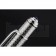 Cartier Silver Rimmed Silver Embossed Upper Body Black Ballpoint Pen  622760