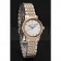 Patek Philippe Calatrava Ladies White Dial Yellow Gold Case Two Tone Bracelet 1453828
