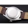 Rolex Cellini White Dial Stainless Steel Case Brown Leather Bracelet  622723