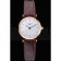Longines La Grande Classique White Dial Brown Leather Strap Femme  622120