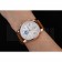Montblanc Twinfly Chronograph White Dial Brown Suede Leather Bracelet 1454116