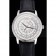 Swiss Patek Philippe Multi-Scale Chronograph White Dial Stainless Steel Case Black Leather Strap