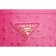 Prada Double Tote Ostrich Leather Bag Fuchsia