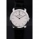 Vacheron Constantin Patrimony White Stainless Steel Case Black Leather Bracelet