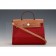 Hermes Herbag Dark Red