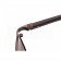 Prada Square Linea Rossa Logo Brown Frame Sunglasses 308219