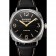 Swiss Panerai Radiomir 3 Days Acciaio "Firenze" Black Dial Stainless Steel Case Black Leather Strap