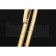 Christian Dior Pattern Grooved Gold Ballpoint Pen  622743