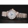 Patek Philippe Calatrava Ladies White Dial Blue Numerals Rose Gold Case Two Tone Bracelet 1453830