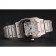 Swiss Cartier Santos De Cartier Galbee Rose Gold and Steel Case Steel Bracelet Small  622645