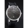 Swiss Vacheron Constantin Patrimony Grey Dial Silver Case Black Leather Bracelet 1454160