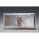 Saint Laurent Monogram Clutch Python Leather Gold Hardware Silver Bag 18926876