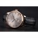 Patek Philippe Calatrava Gray Dial Rose Gold Case Black Leather Strap