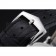 Patek Philippe Grand Complications Black Dial Engraved Silver Case Black Leather Bracelet 1454145