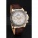 Rolex Cosmograph Daytona Gold Case White Dial Brown Leather Bracelet   622633