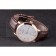 Patek Philipe Calatrava Roze Gold Polished Bezel Brown Leather Bracelet 801430