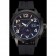 Porsche Design Indicator Black Dial Gold Numerals Black PVD Case Black Rubber Strap