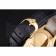 Swiss Rolex Cellini White Dial Gold Case Black Leather Strap