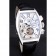 Franck Muller Casablanca Black Croco Leather Strap Tourbillon 80282