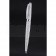 Christian Dior Silver Rimmed Silver Pattern White Ballpoint Pen  622734