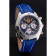 Breitling Chronomat Frecce Tricolori Blue Dial Stainless Steel Case Blue Leather Strap