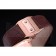 Swiss Cartier Santos Black Dial Diamonds Case Brown Leather Bracelet  622550
