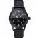 IWC Mark XVll Black Dial Black Stainless Steel Case Black Leather Strap